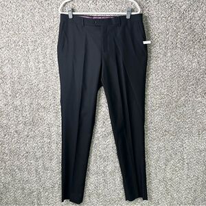 Zanetti Lanificio Di Biella Dress Pants Men’s 36W Black Wool Porto Suit